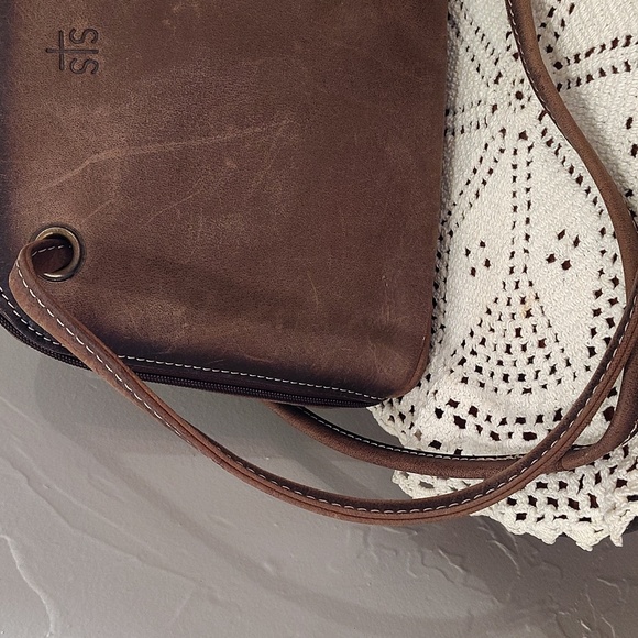 sTs Ranchwear Baroness Weezy Crossbody Brown Leather Conceal Carry - Picture 6 of 16